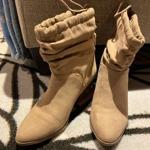 Ankle tie booties